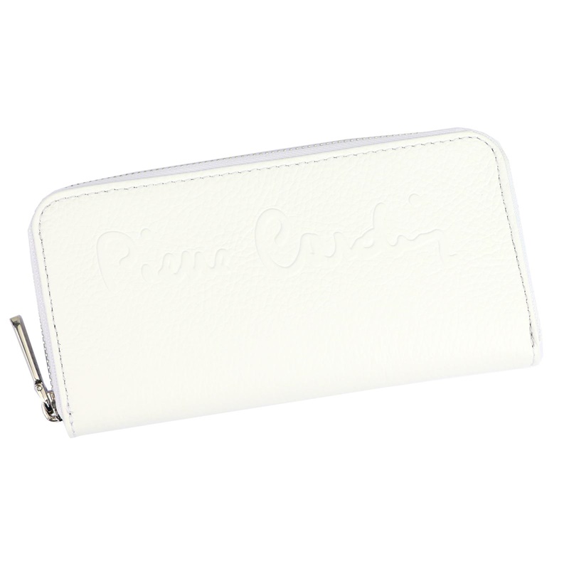 Celozipová kožená peněženka Pierre Cardin FN8822 bílá