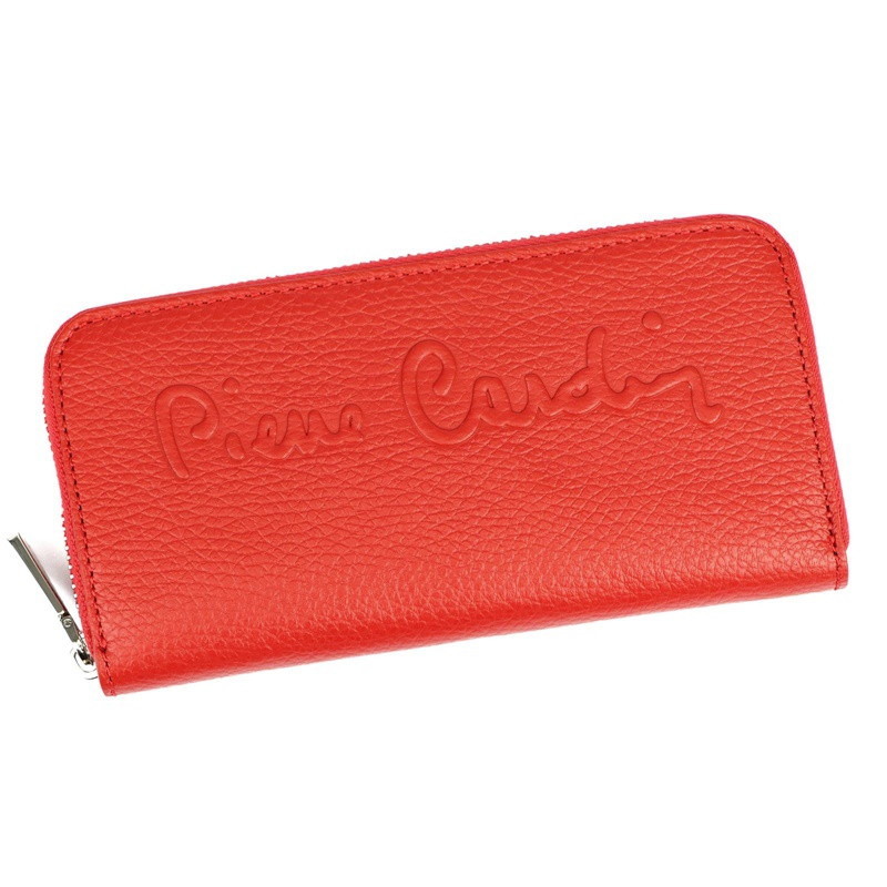 Celozipová kožená peněženka Pierre Cardin FN8822 červená
