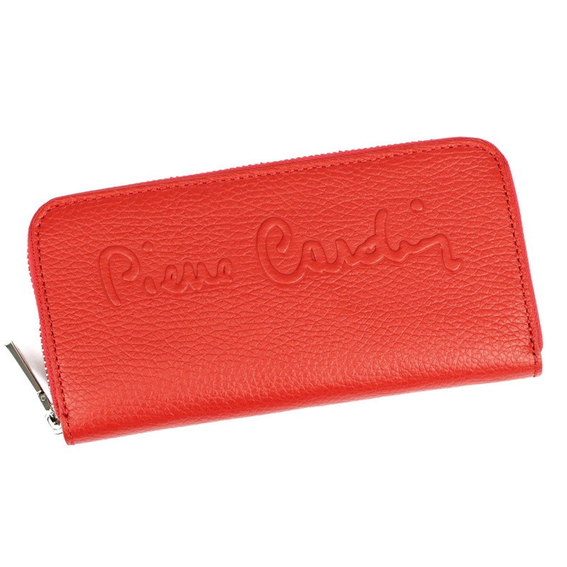 Celozipová kožená peněženka Pierre Cardin FN8822 červená