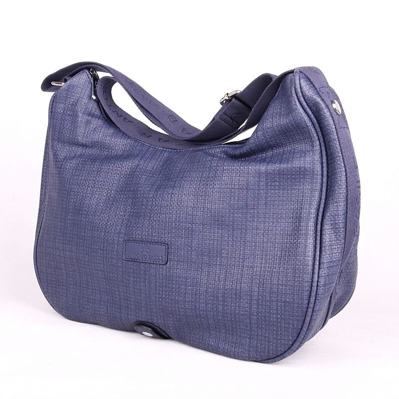 Velká crossbody kabelka Antonio Basile no. 67 tmavěmodrá na formát A4