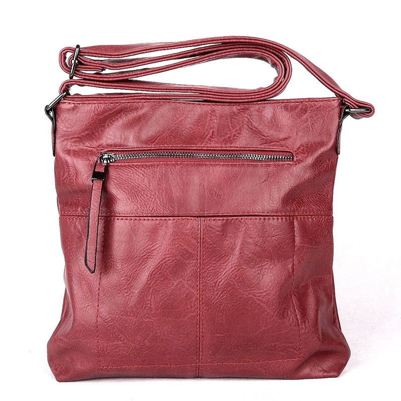 Malá crossbody kabelka ROMINA & CO D003/23 tmavěčervená