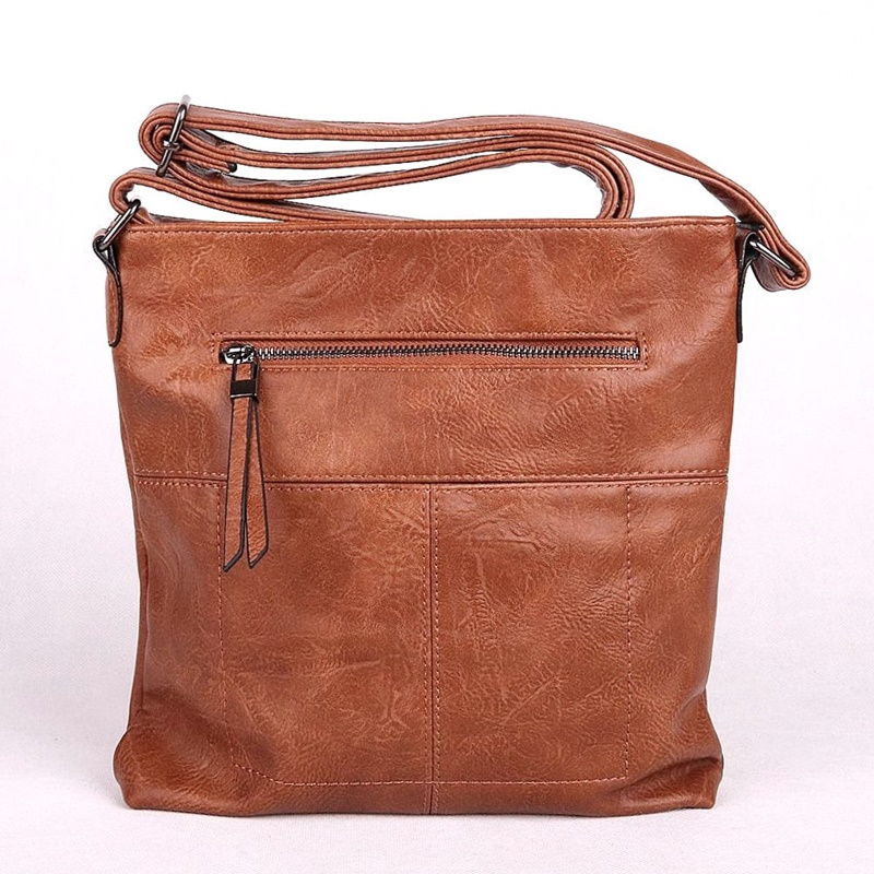Malá crossbody kabelka ROMINA & CO D003/23 světlehnědá