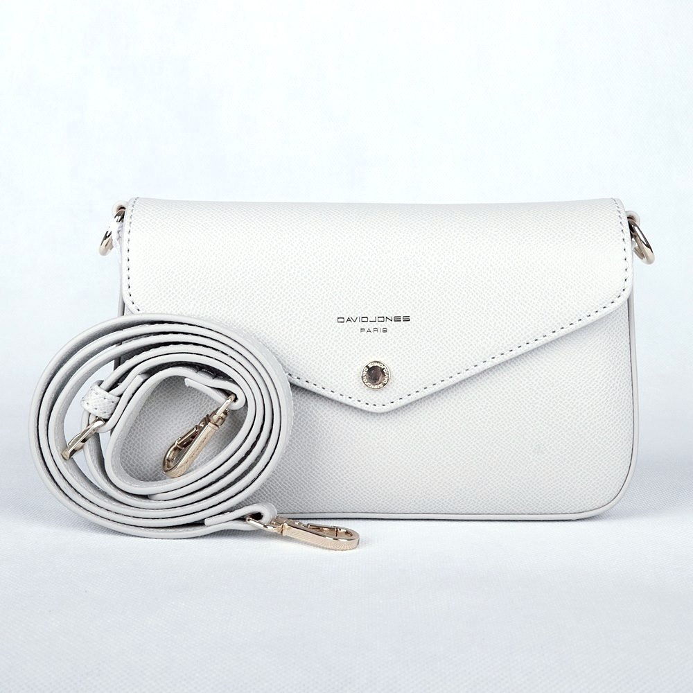 Malá crossbody kabelka David Jones CM6120B světlešedá