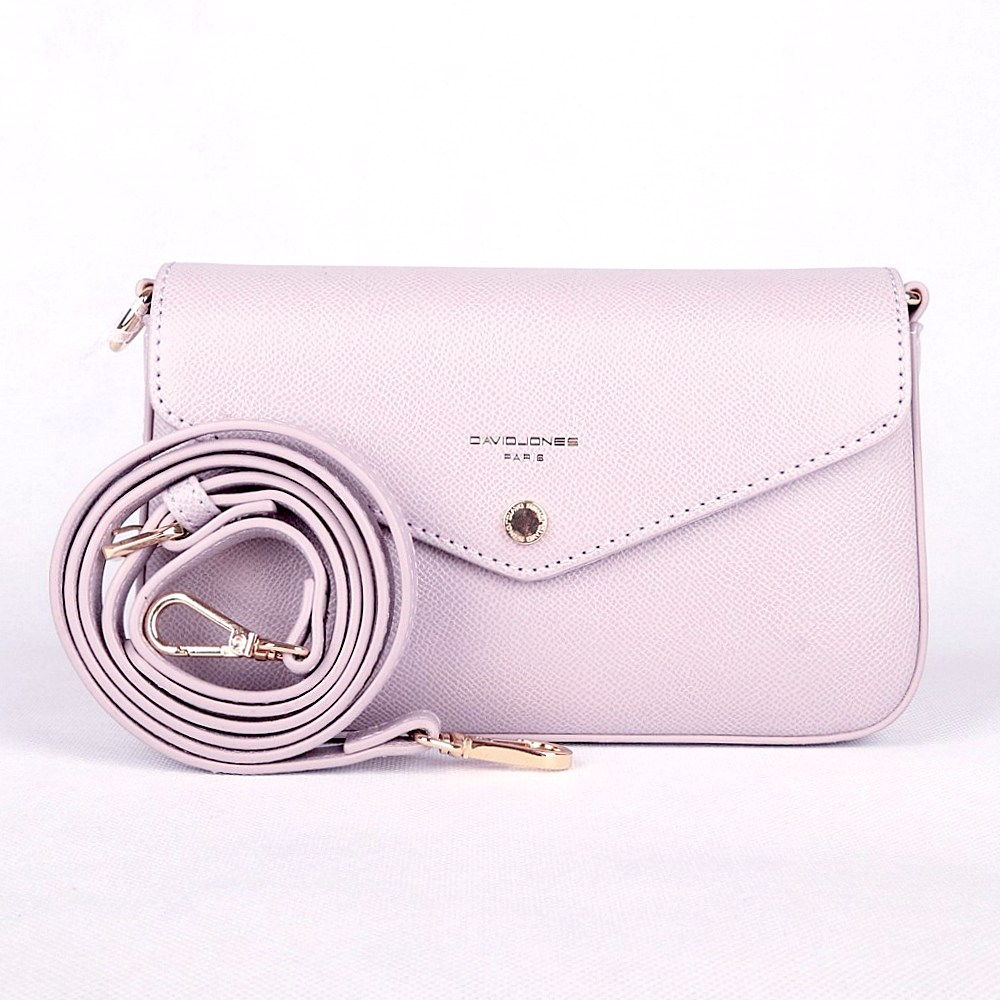 Malá crossbody kabelka David Jones CM6120B světlefialová - lila