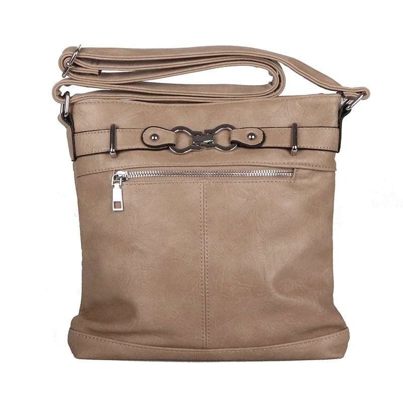 Malá/střední crossbody kabelka ROMINA & CO B80/24 hnědá zemní