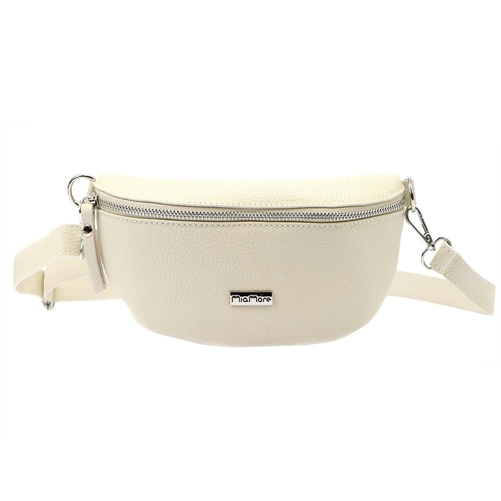 Dámská kožená ledvinka Mia More no. 029 béžová