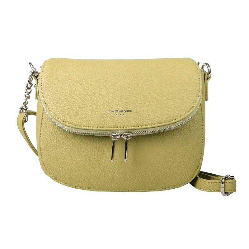 Malá crossbody kabelka David Jones 6747-1F citrusová