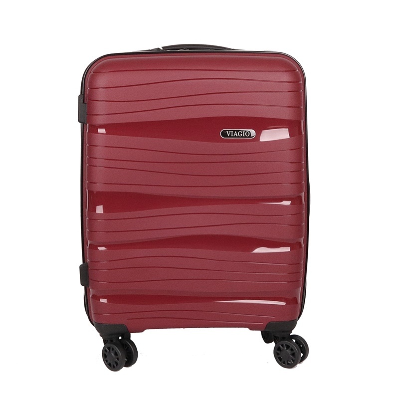 Malý plastový (polypropylen) kufr VIAGIO, obsah 35 l tmavěčervený