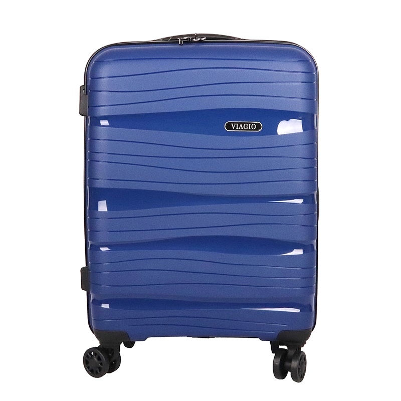 Malý plastový (polypropylen) kufr VIAGIO, obsah 35 l modrý