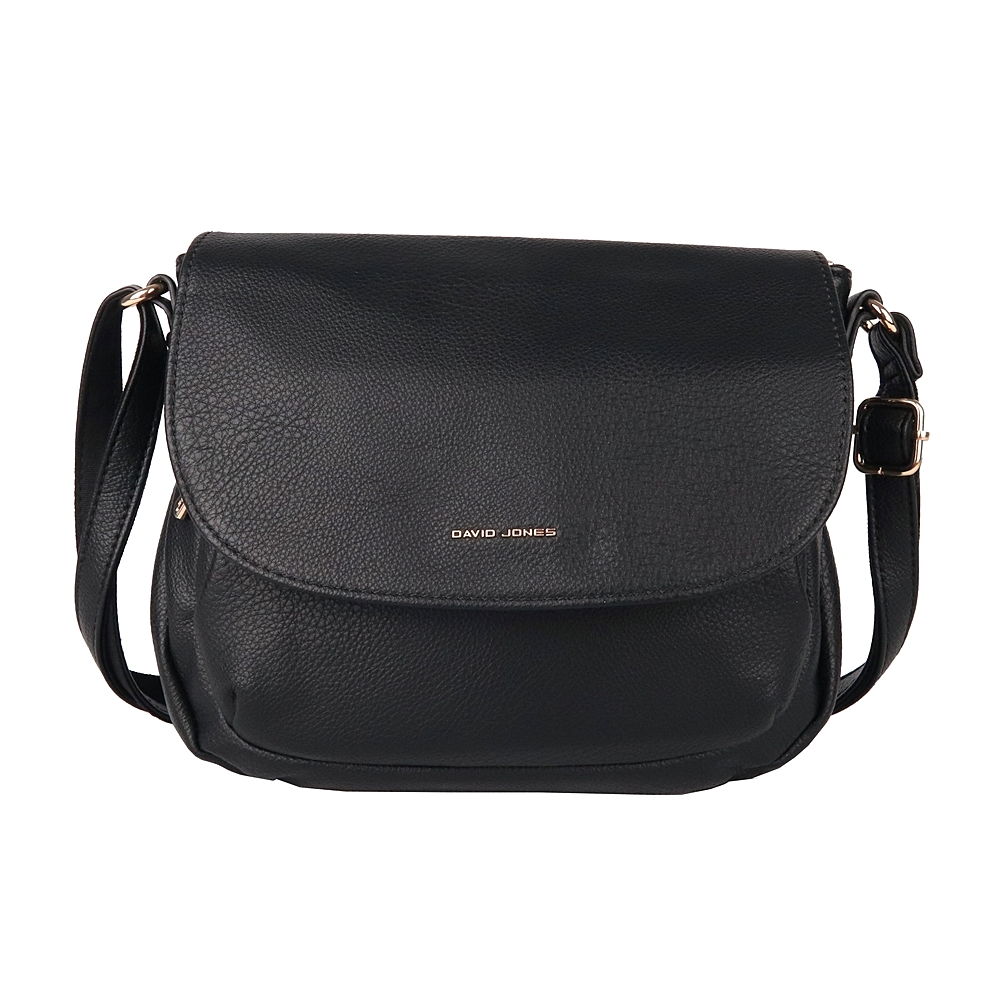 Malá/střední crossbody kabelka David Jones 7010 černá