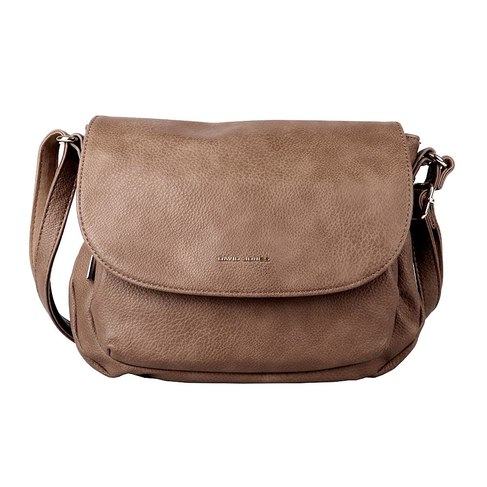 Malá/střední crossbody kabelka David Jones 7010 hnědá