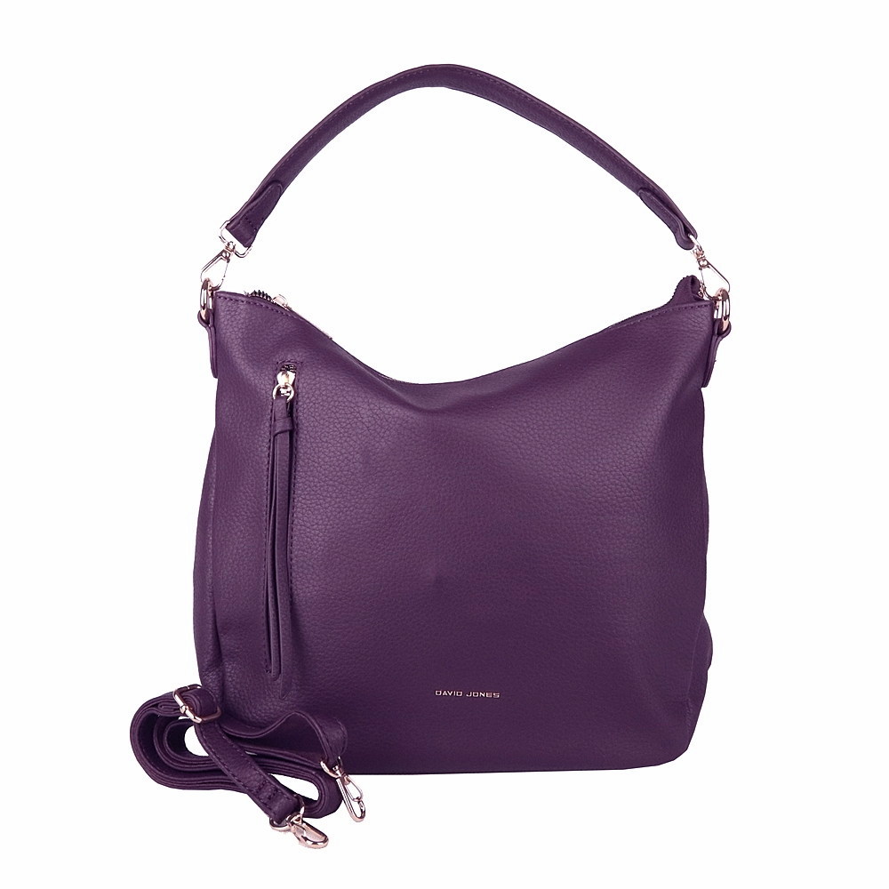 Středně vělká kabelka na rameno i crossbody David Jones 7026 zelená