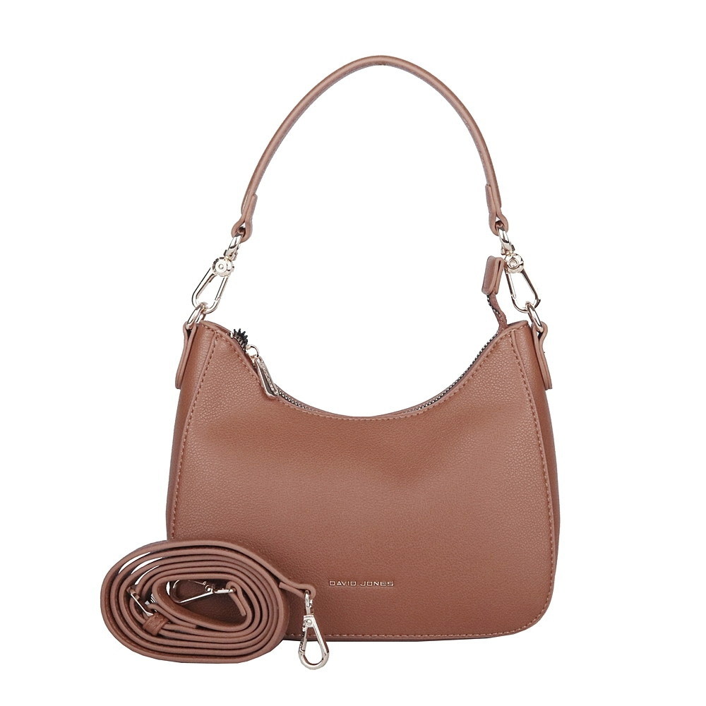 Malá kabelka na rameno i crossbody kabelka David Jones CM7147 hnědá