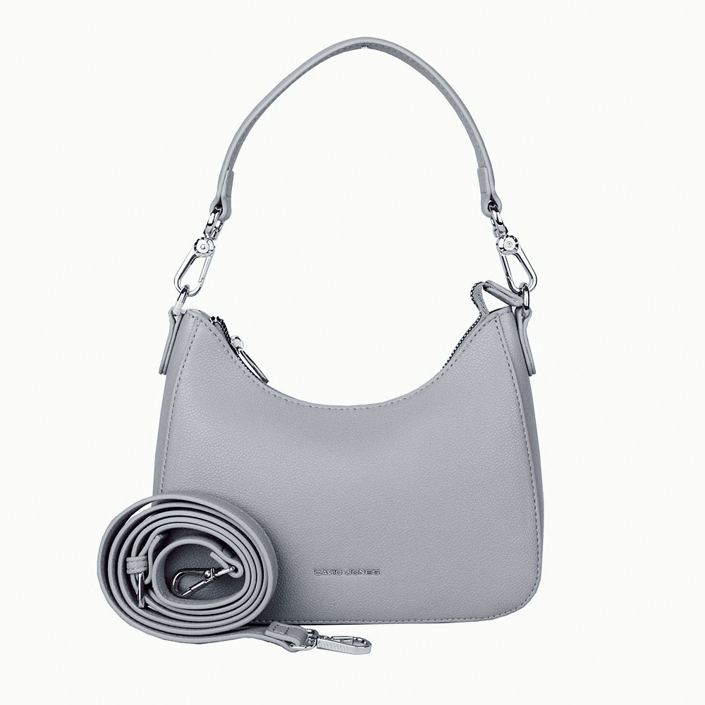 Malá kabelka na rameno i crossbody kabelka David Jones CM7147 šedá