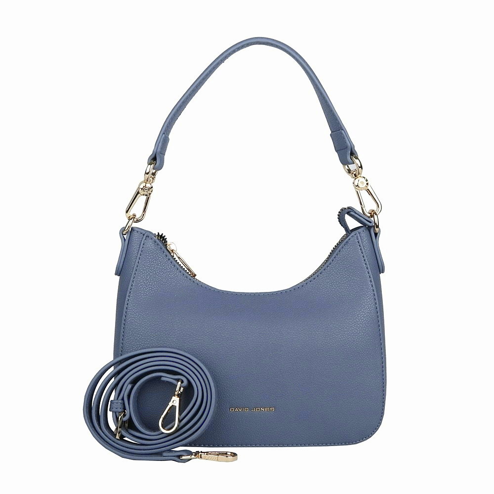 Malá kabelka na rameno i crossbody kabelka David Jones CM7147 modrá