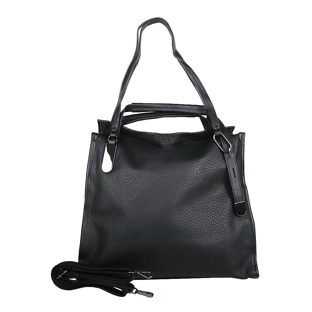 Víceúčelová velká černá kabelka do ruky/na rameno/podél těla Maria C. 922 na A4