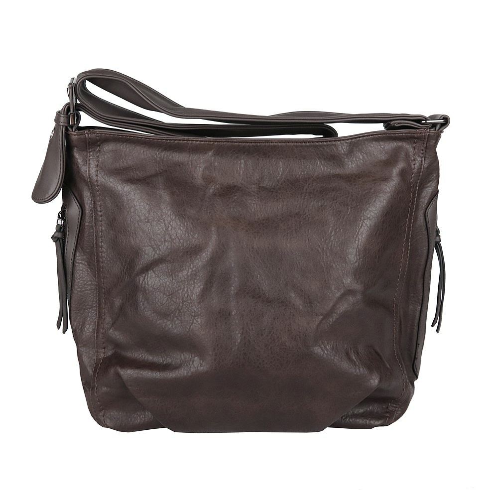 Opravdu velká crossbody kabelka ROMIINA D570 tmavěhnědá