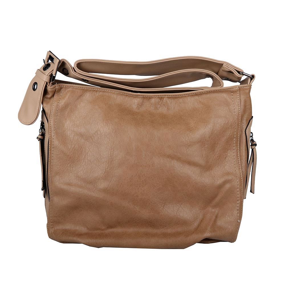 Opravdu velká crossbody kabelka ROMIINA D570 hnědá zemní