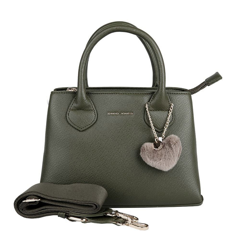Malá/Střední kabelka do ruky David Jones CM7210 tmavězelená