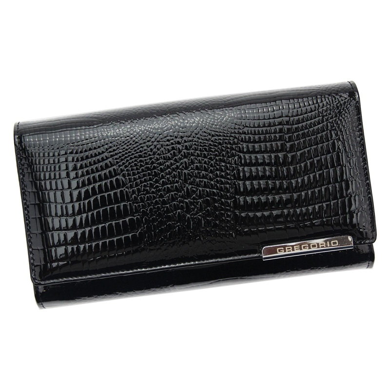 Dámská dvousekční kožená peněženka Gregorio GF121 černá | KabelkyproVas.cz
