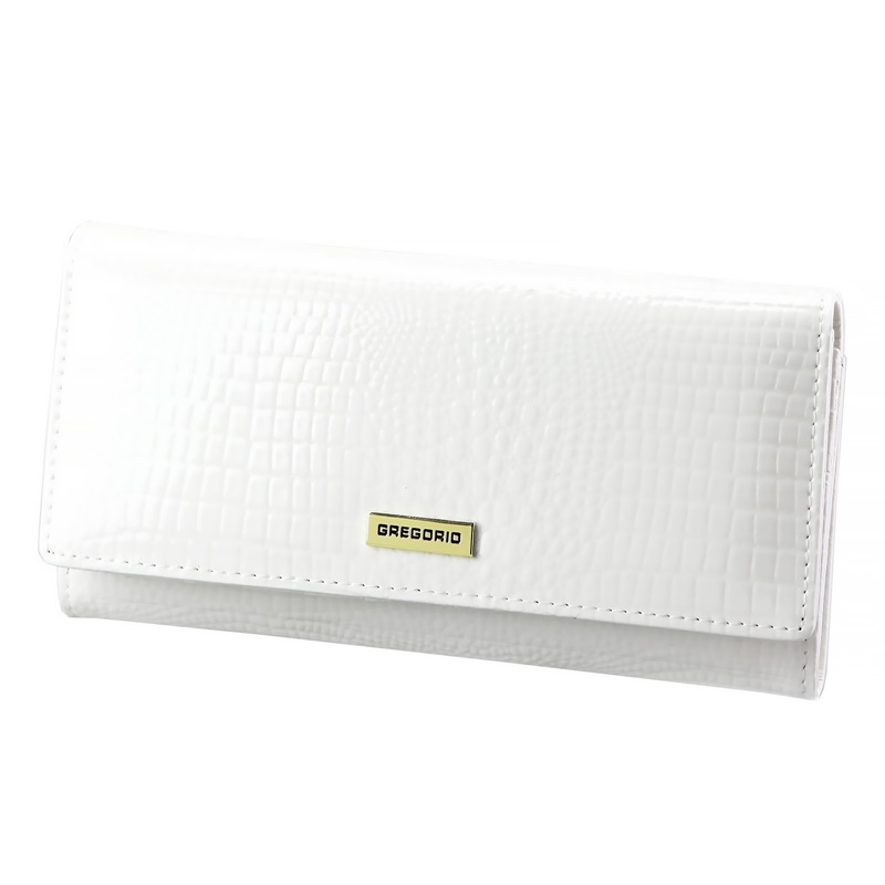 Kožená dámská peněženka Gregorio 100 bílá