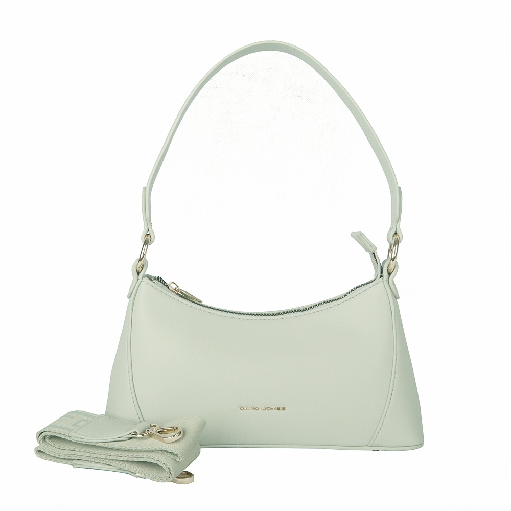 Malá kabelka na rameno kabelka David Jones CM7321 světlezelená