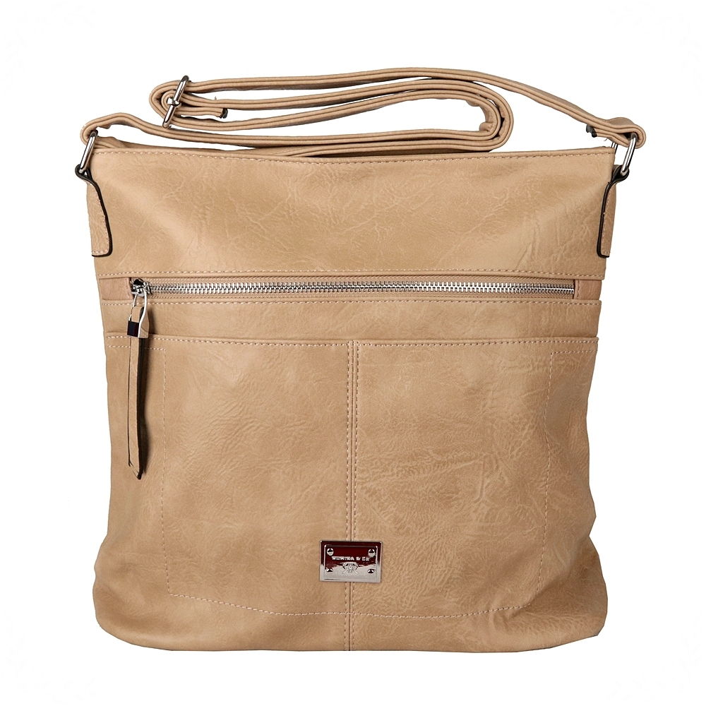 Střední crossbody kabelka ROMINA & CO D548/25 hnědá