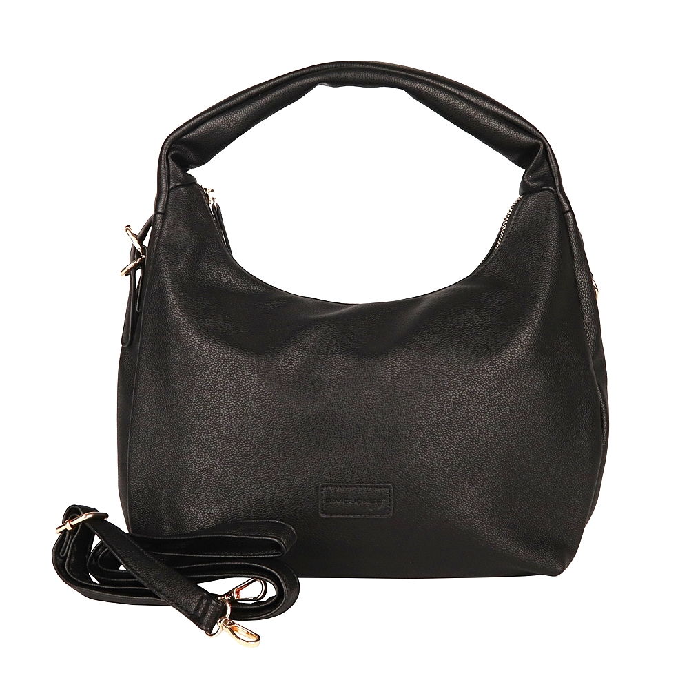 Středně velká kabelka na rameno David Jones CM7455 černá