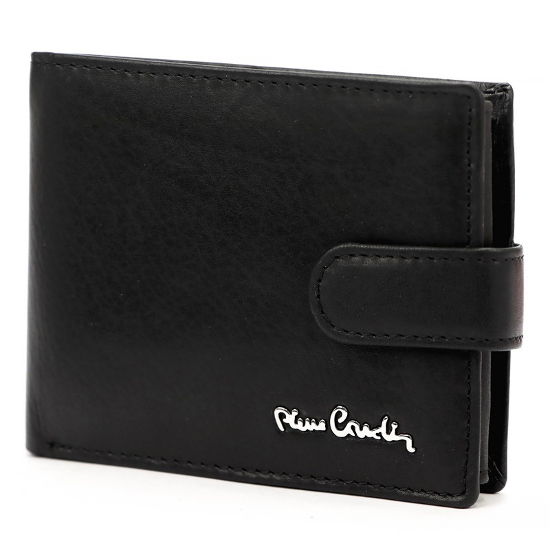 Kvalitní kožená peněženka Pierre Cardin 324A černá (YS601 324A)