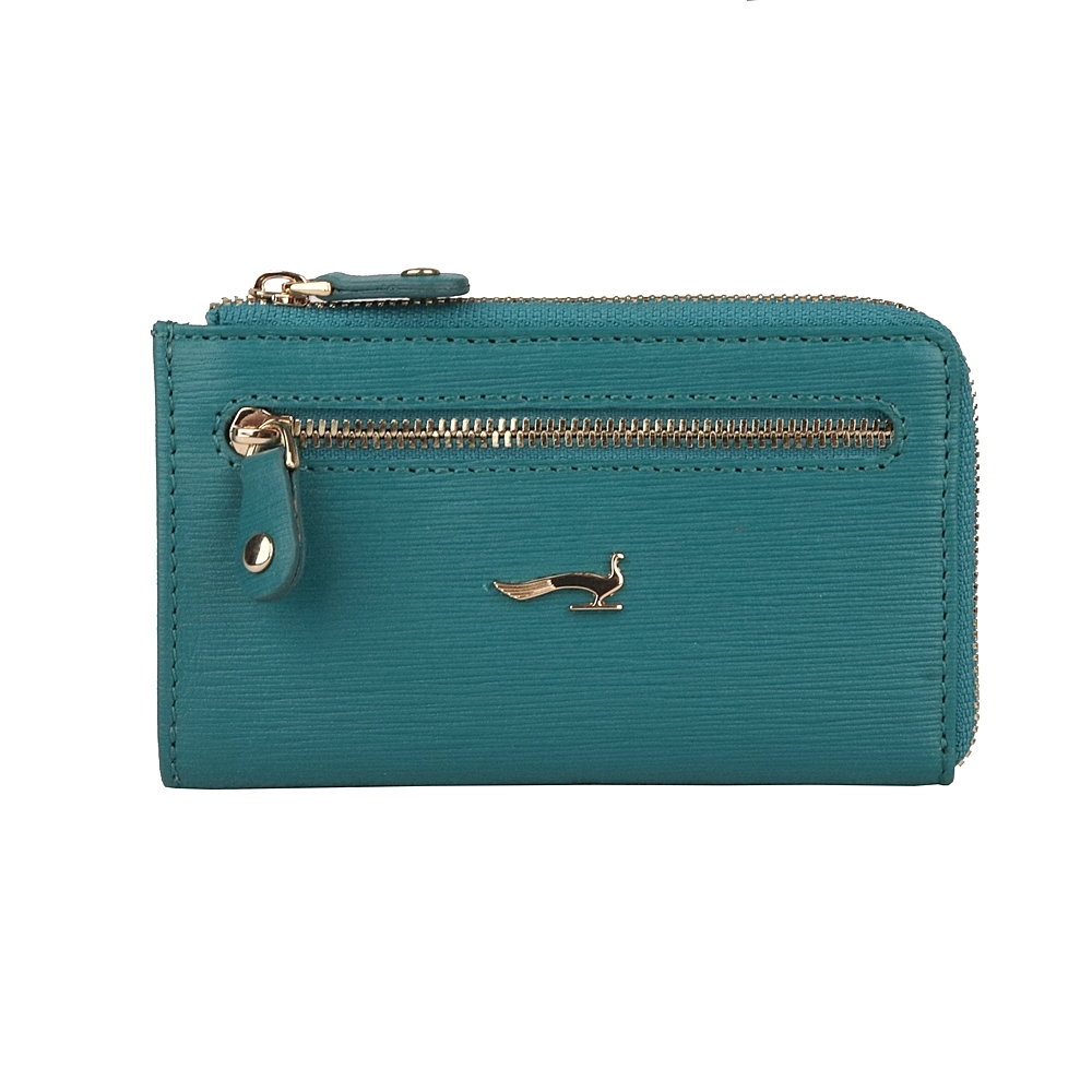 Luxusní kožená klíčenka Marta Ponti no. 010 tyrkysová