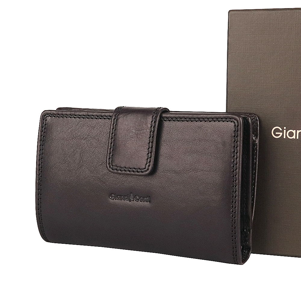 Kožená kvalitní peněženka Gianni Conti no. 046 černá