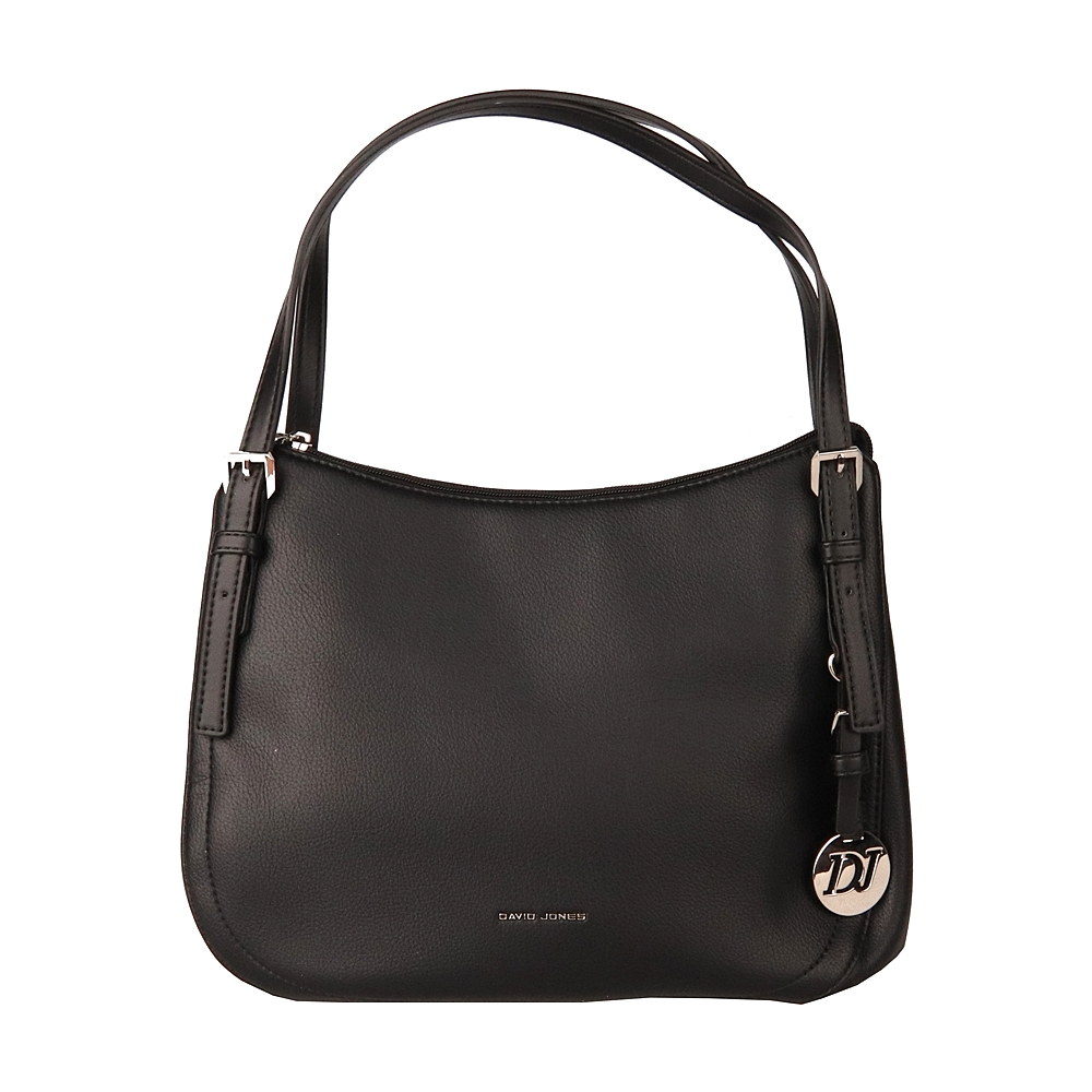 Středně velká kabelka na rameno David Jones CM7509 černá
