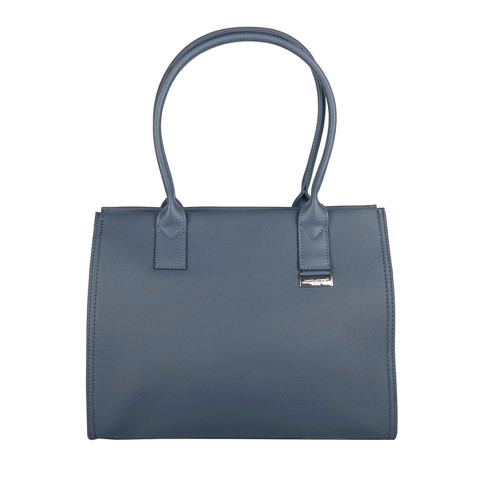 Velká kabelka na rameno David Jones CM7714 modrá na formát A4