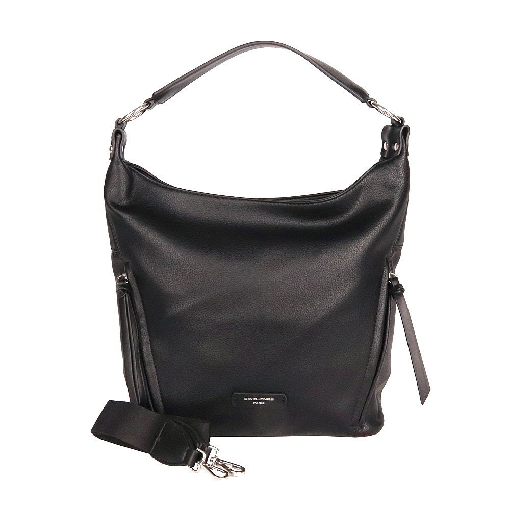 Střední/velká kabelka na rameno David Jones CM7422 černa