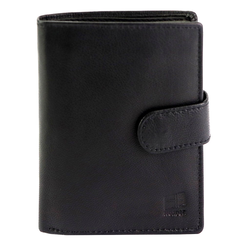 Kožená peněženka Nordee na výšku N4L černá