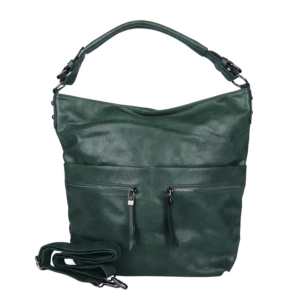 Velká kabelka na rameno a crossbody ROMINA & CO D177-1 NEW tmavězelená