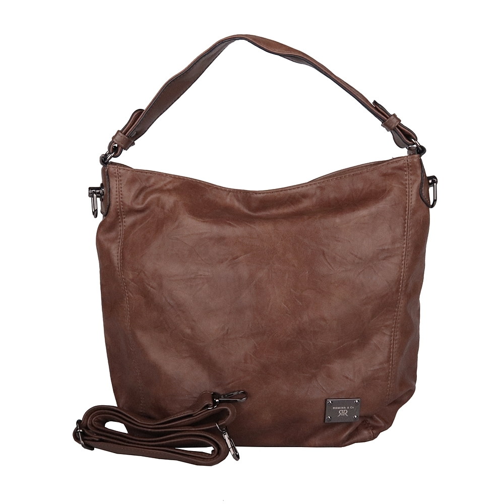 Velká kabelka na rameno i crossbody ROMINA D569/25 světlehnědá