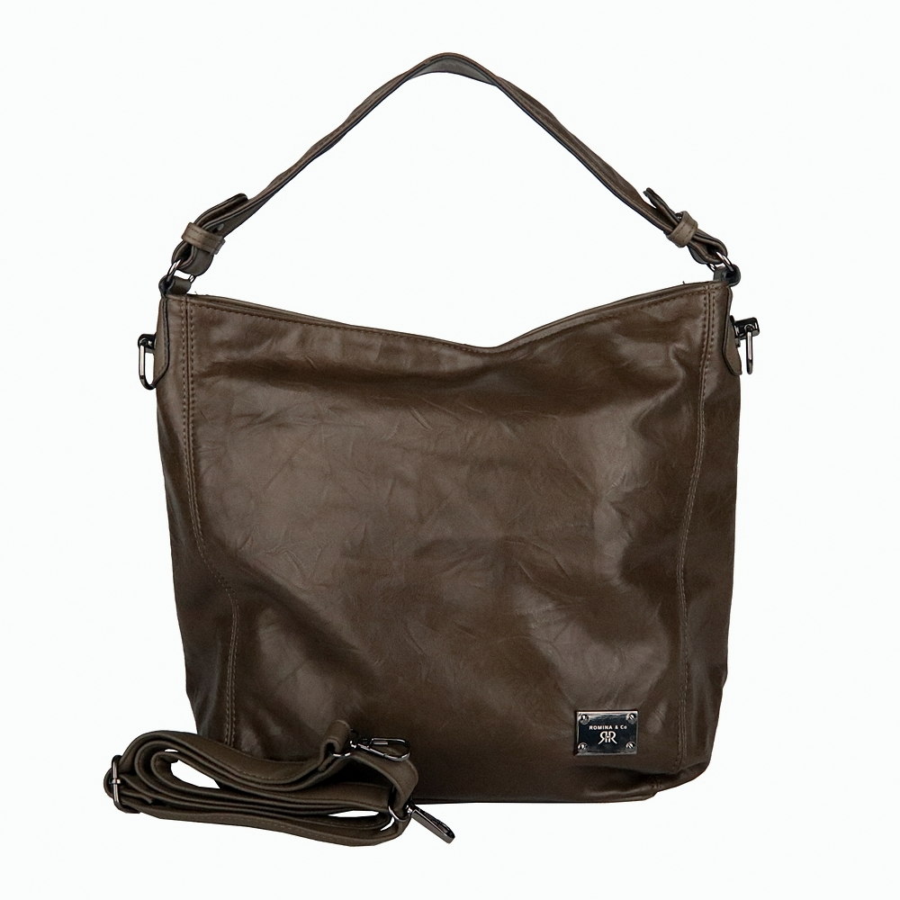 Velká kabelka na rameno i crossbody ROMINA D569/25 khaki
