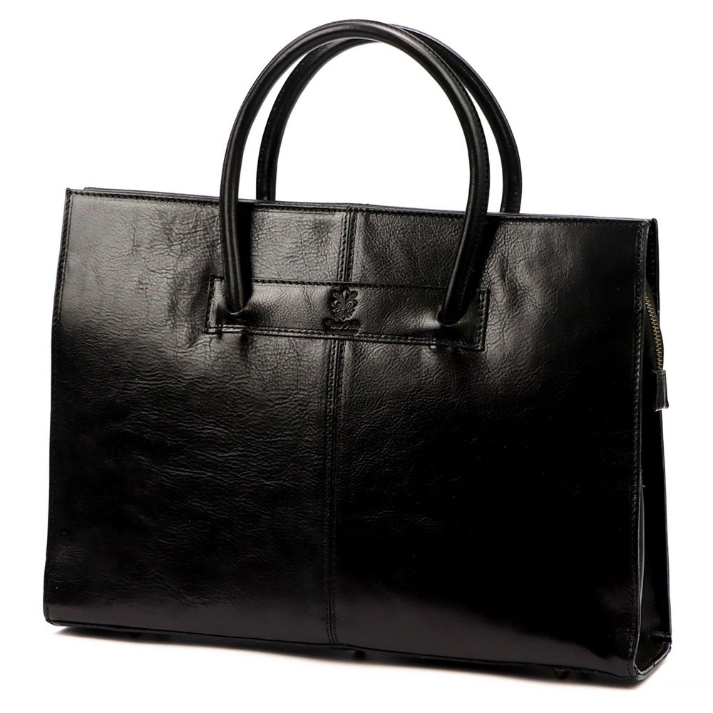 Kožená dámská černá business taška do ruky Florence no. 1028