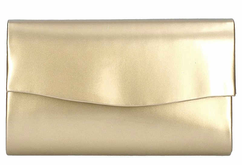 Dámské elegantní pevné psaníčko 6169 zlaté