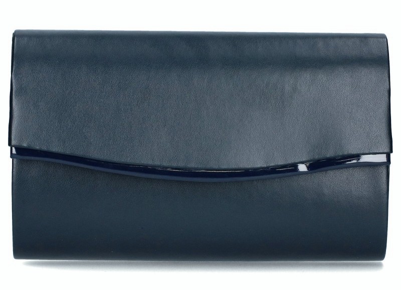 Pevné matné psaníčko 182285 tmavěmodré