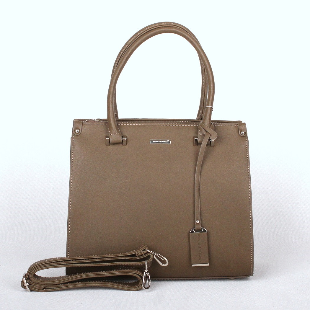 Dámská kabelka do ruky David Jones 5524A-1 khaki | KabelkyproVas.cz