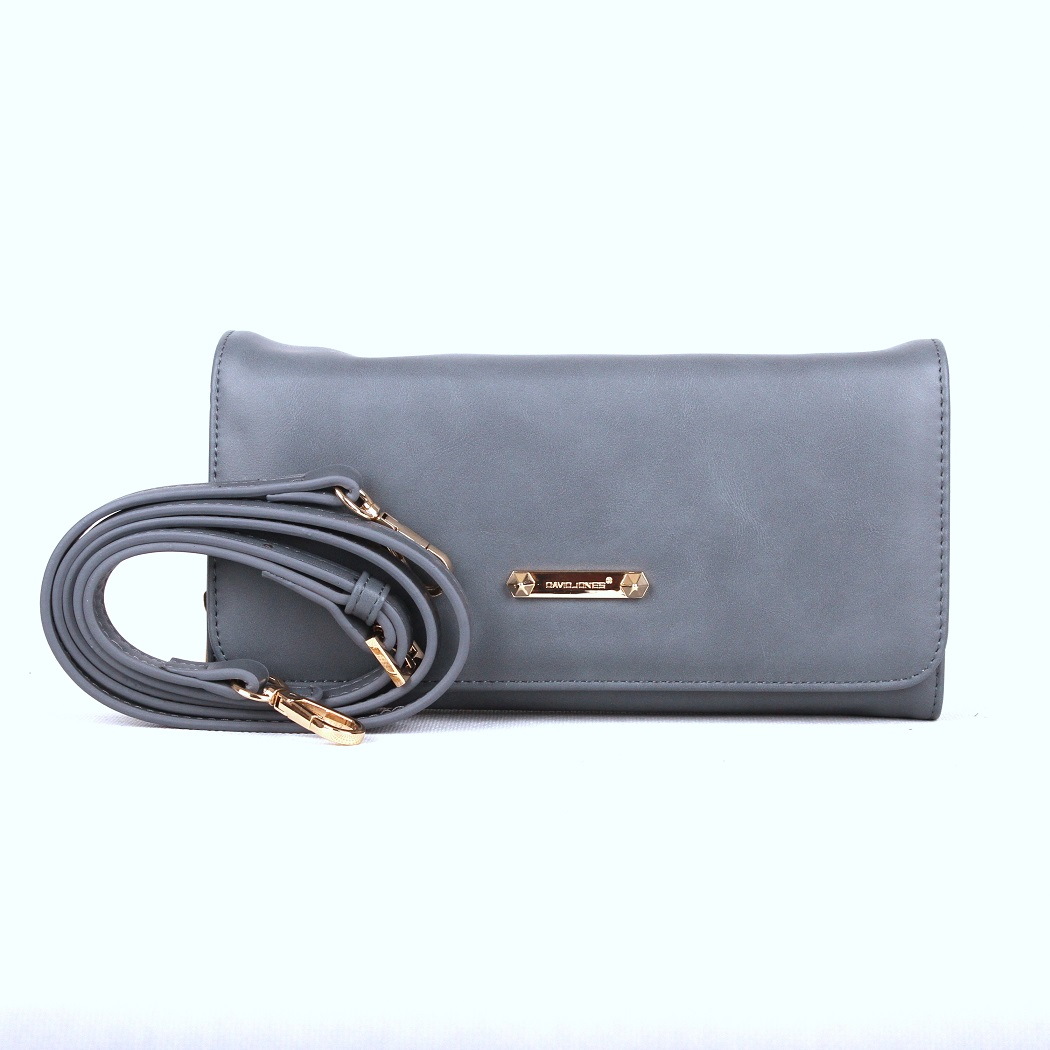 Dámská crossbody kabelka (psaníčko) David Jones 5504A tmavěmodrá | KabelkyproVas.cz