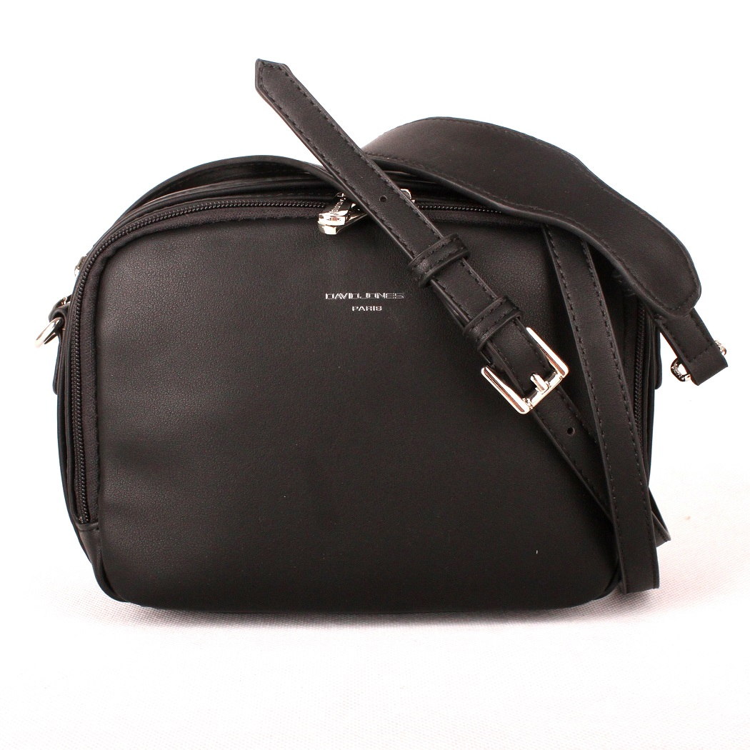 Dámská crossbody kabelka David Jones CM3521 černá | KabelkyproVas.cz