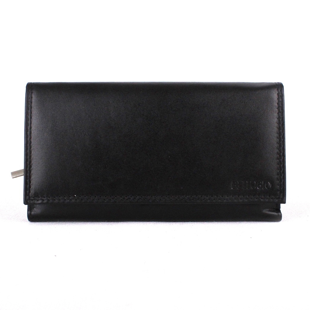 Dámská kožená peněženka BELLUGIO (AD-10-064M) NEW černá | KabelkyproVas.cz