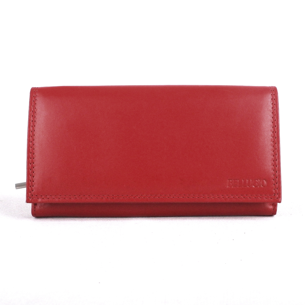 Dámská kožená peněženka BELLUGIO (AD-10-064M) NEW červená | KabelkyproVas.cz