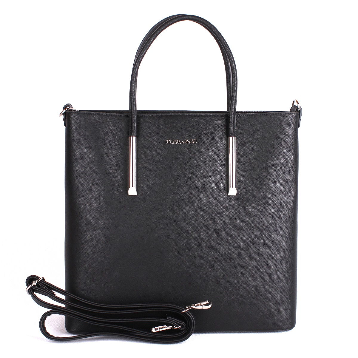 Elegantní kabelka FLORA&CO F5645 černá