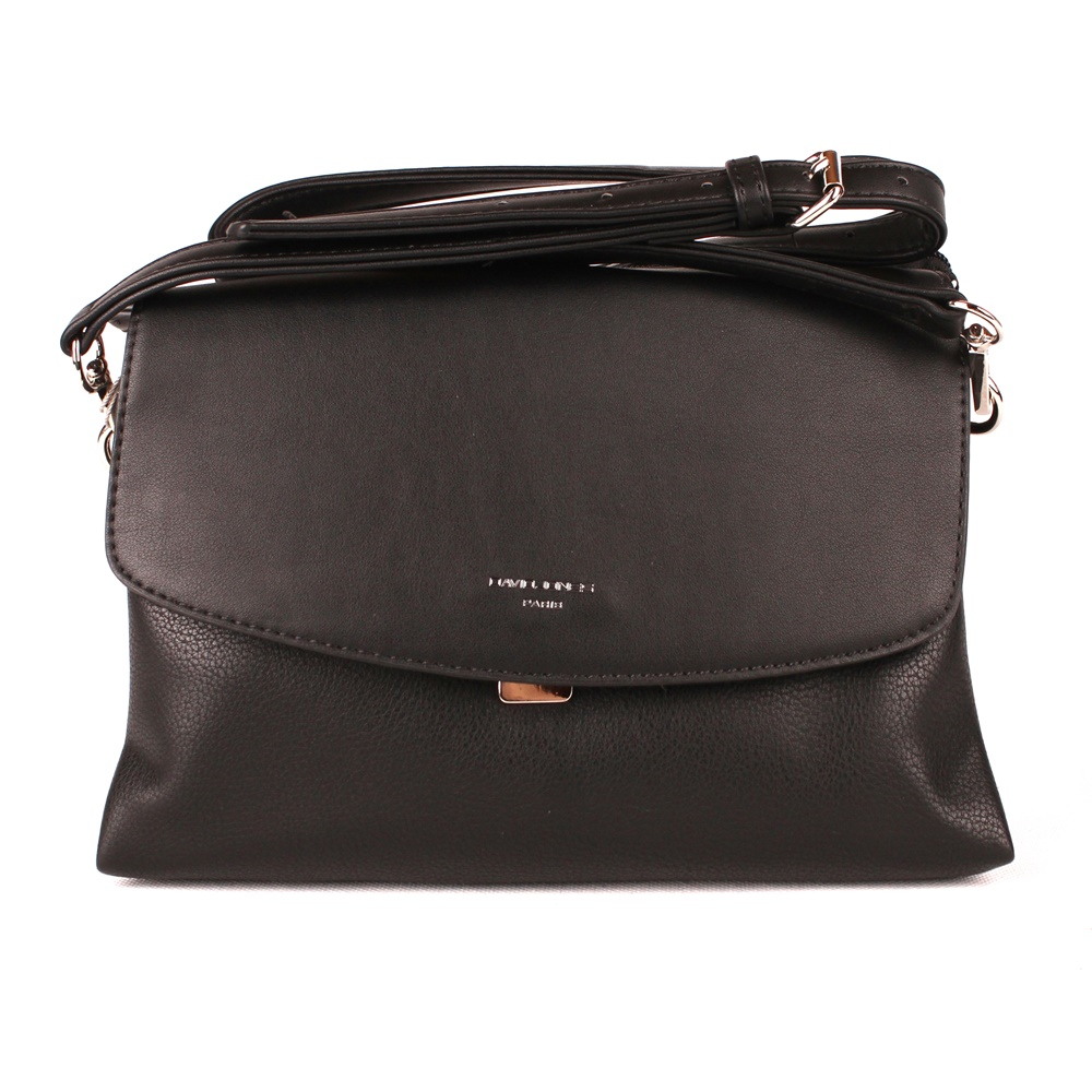 Dámská crossbody kabelka David Jones 5708-2 černá | KabelkyproVas.cz