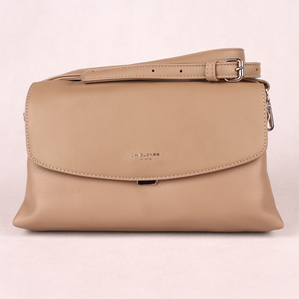 Dámská crossbody kabelka David Jones 5708-2 světlehnědá (camel) | KabelkyproVas.cz