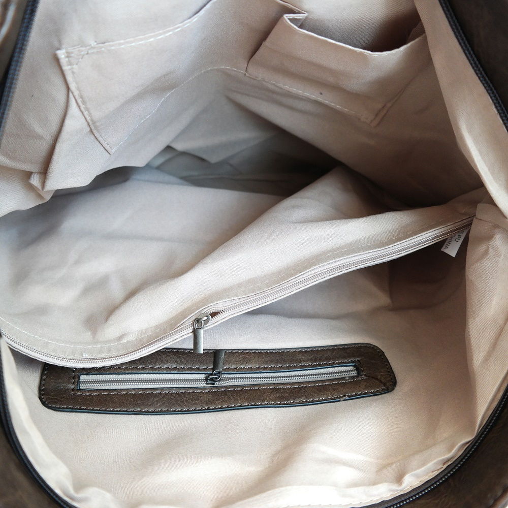 Dámská velká kabelka crossbody ROMINA & CO D177 červená | KabelkyproVas.cz